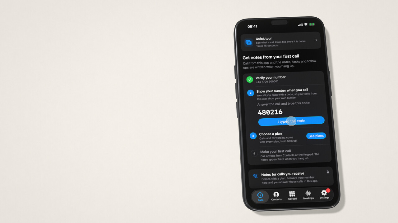 A still from the video: Set up Superscribe on your iPhone